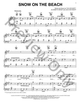 Snow On The Beach piano sheet music cover